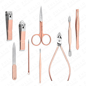Heavy Duty Stainless Steel <b>Manicure</b> Pedicure Nail Grooming <b>Kit</b> Premium Nail Clipper Set Custom Logo Wholesale - Product Image 2