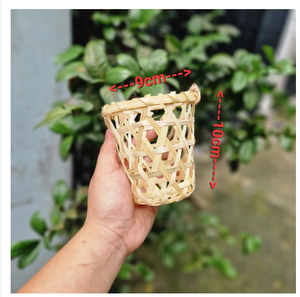 Porte-gobelets pliable en bambou écologique, design vintage pour la cuisine, le café, le restaurant, la décoration de table à domicile, taille personnalisée, approvisionnement en gros - Product Image 2