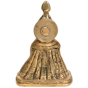 Estatua de latón hecha a mano de 8 pulgadas de Khatu Shyam Ji, escultura artesanal india, ídolo hecho en India - Product Image 2