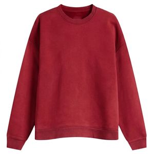 Wholesale Unisex <b>White</b> Crew Neck <b>Sweatshirt</b> Regular Fit Knitted 100% Cotton Pullover Casual Breathable Winter Wear Custom - Product Image 3