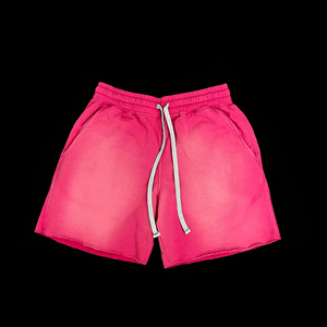Ensemble 2 pièces OEM Premium pour Homme : T-shirt Oversize à Logo Personnalisé et Short de Survêtement Ample, Effet Délavé Vintage - Product Image 6