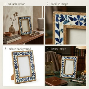 Handmade Wooden Rectangular Photo Rustic Geometric <b>Design</b> Modern Ornate Customized Shape Vertical Tabletop Display <b>Wall</b> Hanging - Product Image 3