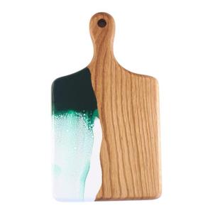 Planche à découper artisanale en résine époxy et bois, planche à découper de cuisine haut de gamme, planche de service décorative - Product Image 1