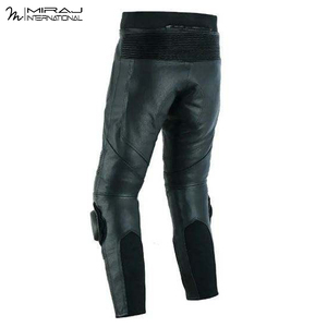 Traje de seguridad para motocicleta de color negro sólido y resistente, a un precio razonable, el producto más nuevo, trajes de cuero para motocicleta para hombre - Product Image 6
