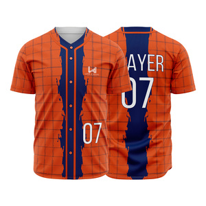 เสื้อเบสบอลสโมสรชายแบบสั่งทำพิเศษ ปิดกระดุมทั้งตัว พิมพ์ลายโลโก้ด้านหน้าแบบ 3 มิติ ผ้าแห้งเร็ว ระบายอากาศได้ดี เหมาะสำหรับทุกฤดูกาล - Product Image 6