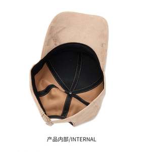 Gorra de Béisbol con Diseño Acolchado para Hombre y Mujer, Otoño Invierno, Nueva Gorra de Béisbol de Gamuza Cálida - Product Image 5