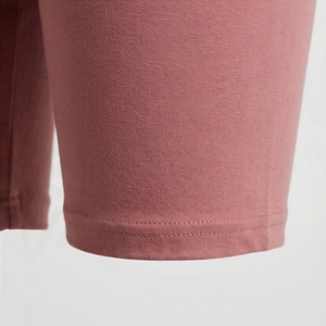 Ensemble 2 pièces pour femmes, t-shirt à manches courtes en tricot uni et short au-dessus du genou, col rond, coupe ample, vêtements décontractés, printemps été - Product Image 6