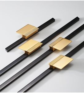 Nouvelle conception Poignées verticales en laiton massif pour armoires, quincaillerie décorative pour villas et appartements, bouton moleté pour tiroirs et portes de placards - Product Image 5