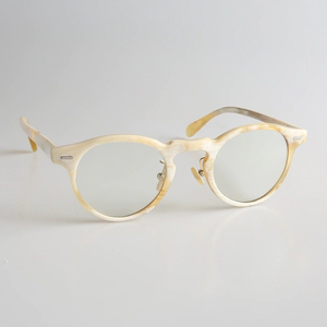 Montura de Cuerno de Búfalo para Gafas y Lentes de Sol, 100% Cuerno Natural de Búfalo/Buey, Color Natural y Negro - Product Image 3