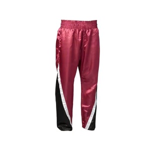 Kickboxing <b>Sparring</b> Trouser <b>Boxing</b> Training Pant 100% Polyester Satin Customizable Heat-Transfer Printed - Product Image 6