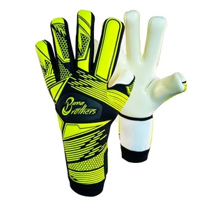 Gants de gardien de but Elite Roll Finger avec dos en silicone durable et paume en latex allemand Contact Ultra Grip de 4 mm - Product Image 3