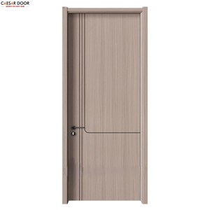 Porte en panneau composite WPC de 40 mm d'épaisseur, anti-poussière, insonorisée, imperméable, anti-moisissure, minimaliste, pour entrepôt et chambre - Product Image 1