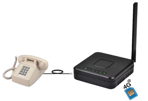 Terminal sans fil fixe 4G LTE Taïwan FCT-605 |   Passerelle téléphonique analogique et PBX |   Convertisseur de ligne d'urgence pour ascenseur RJ11 - Product Image 4