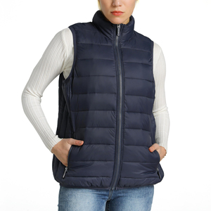 Chaleco Acolchado Ligero y Plegable para Mujer, Resistente al Agua, Transpirable, Tejido Oxford, Relleno 100% Poliéster, Estilo Urbano - Product Image 3