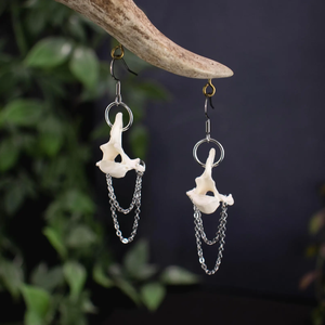 Handcrafted Bone <b>Earrings</b> for Women – Natural Tribal Style Jewelry - Product Image 3
