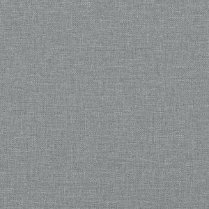 Sofá de 3 Plazas Gris Claro con Reposapiés de Poliéster, Metal y Madera Contrachapada para Sala de Estar - Product Image 6