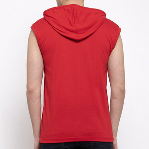 Hoodies polaires sans manches zippés pour hommes, personnalisés, de haute qualité, effet bouffant, anti-rétrécissement, anti-boulochage, tendance - Product Image 2