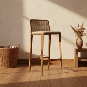 Nail Bar Chair with Scandinavian Design Durable & Eco-Friendly for Bar Cafe <b>Dining</b> Living Room Application - Product Image 2