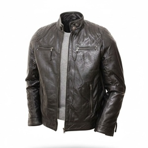 <b>Men's</b> Fashion Design New Arrival Leather <b>Jacket</b> Premium Quality Leather <b>Jacket</b> For <b>Man</b> In Wholesale Price - Product Image 1