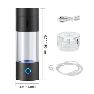 Bouteille d'eau hydrogénée portable de 230 ml/8,1 oz, générateur d'eau riche en hydrogène, eau ionisée avec technologie SPE - Product Image 2