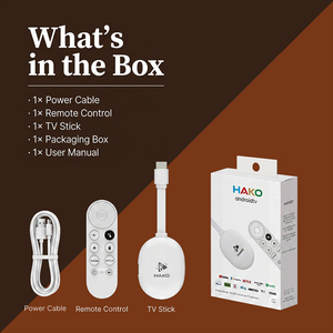 2026 Nuevo HAKO TV Stick Android 14 RK3518 con Control Remoto por Voz BT, WiFi 5G, 4K, 2G 16GB, Smart Fire TV Stick, Android Box, Decodificador - Product Image 4