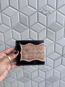 Nueva Cartera de Cuero de Diseño Artesanal para Hombre, Cartera Larga con Cremallera Multiusos, Cartera de Moda con Diseño de Girasol, Regalo - Product Image 5