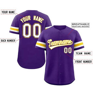 Maillot de baseball vierge personnalisé avec logo, uniforme d'équipe, fabricant de vêtements de sport OEM, shorts antibactériens 100 % polyester - Product Image 2