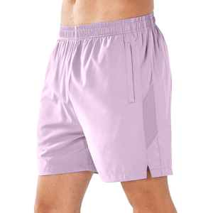 Shorts de sport pour homme bleu clair à séchage rapide avec poches, taille élastique, style Bermuda, vêtements décontractés - Product Image 2