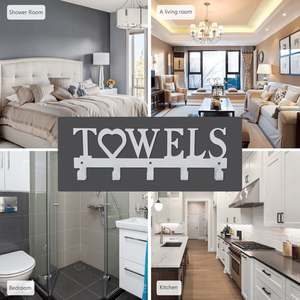 Ganci da Parete Neri Gotici Resistenti alla Ruggine CIFbuy - Appendiabiti Gotico per Bagno e Ingresso - per Portasciugamani (TikTok per Temu Pick) - Product Image 3