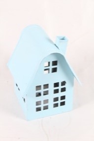 Artisan Design Iron Handmade House-Shaped <b>Lantern</b> with Cutout Windows for Home Decoration <b>Tea</b> <b>Light</b> Holder - Product Image 5