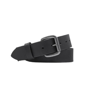 Cinturón de Cuero Genuino para Hombre, Marca Privada OEM, Hebilla Metálica Grabada con Láser Personalizada, Correas de Cuero Real Sólido, LMB-0090 - Product Image 1