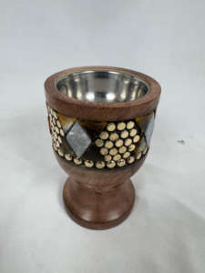 Portavelas Ovalado de Madera de Lujo para Bodas y Decoración del Hogar, Versátil Soporte para Velas de Té, Decoración Navideña Hecha a Mano - Product Image 4