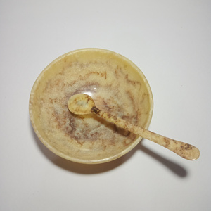 Cuchara de cena de mango largo con diseño de mármol acrílico simple y elegante para ensalada, herramienta de cocina para fiesta y boda, herramientas de resina - Product Image 6