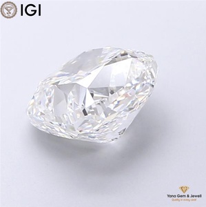 Diamant de laboratoire CVD 1,00 CARAT avec certificat IGI, taille coussin carrée, couleur E, clarté VVS1, pour un cadeau parfait, pendentif - Product Image 6