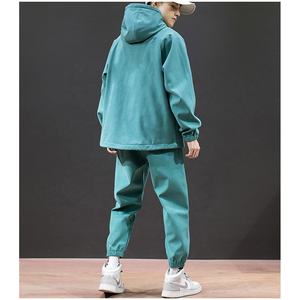 Hiver sportswear coton fitness pull à capuche de jogging survêtements set gym survêtement pour hommes - Product Image 4