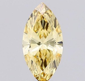 Diamant de laboratoire de taille marquise jaune fantaisie personnalisable de 1 à 3 carats, certifié IGI, fabriqué en Inde, pour la création de bijoux - Product Image 1