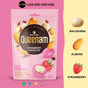 Venta Caliente, Envío Rápido, Chocolate Dragee Puro de Alta Calidad, OEM/ODM, HALAL, Almendras Recubiertas de Fresa y Nueces de Macadamia, 75G, Precio Especial - Product Image 6