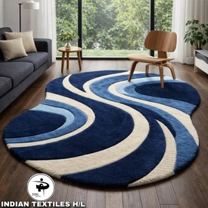 Tapis en laine tuftés à la main de conception professionnelle, vente en gros de tapis tuftés à la main pour salon, pour INDIAN TEXTILES H/L - Product Image 1