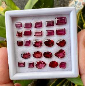 Piedras sueltas de granate rodolita natural, color rosa y morado, para la fabricación de joyas, anillos, colgantes, pendientes, alta calidad - Product Image 3