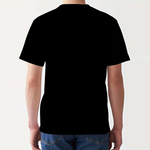 Camiseta de Hombre Sublimada, de Gran Tamaño, Formal, de Punto, de Poliéster y Algodón, con Logotipo Personalizado al por Mayor OEM - Product Image 2