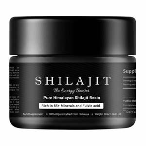 Resina de Shilajit Orgánica Más Vendida, Resina de Shilajit del Himalaya 100% Pura y Natural, 500 mg, Resina de Shilajit Natural 30g para Hombres y Mujeres - Product Image 1