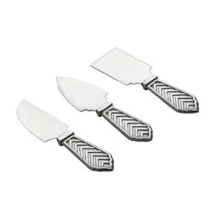 Unique Design Thick & Flat Handle of Silver Cheese Set Cheese Slicer <b>Blade</b> Mini Chopping Set for Kitchen Use - Product Image 1