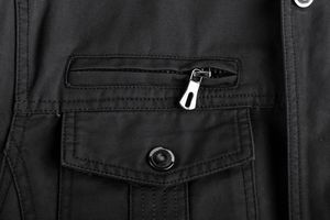 Chaqueta Cargo Urbana para Hombre con Logotipo Personalizado – Prenda Exterior Moderna y Funcional con Diseño Multibolsillos para un Estilo Diario - Product Image 5