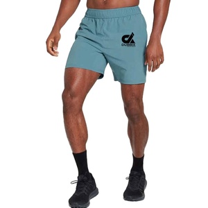 Pantalones Cortos Deportivos para Hombre, para Correr, Entrenar, con Logotipo Personalizable, Ropa de Gimnasio, Secado Rápido, Transpirables, de Algodón/Poliéster - Product Image 1