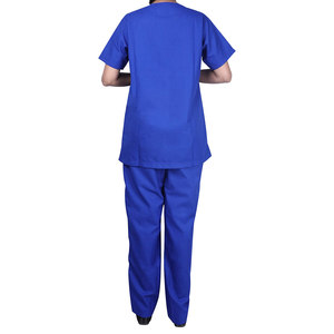Ensemble de blouses médicales à col en V, uniforme de soins de santé, tenue de travail d'hôpital, costume en coton tissé, nouvelle arrivée pour hommes - Product Image 3