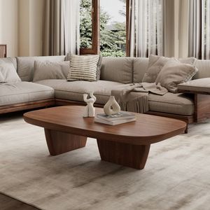 Modern Teak Wood <b>Coffee</b> <b>Table</b> Midcentury Living Room Furniture Handmade Design - Product Image 1