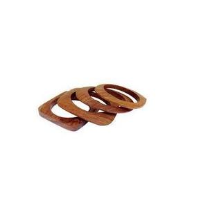Handmade Geometric Wooden Bangles With Natural Rustic Finishing For Daily Wear Festival Party <b>Boho</b> Fashion Wooden Cuff <b>Bracelet</b> - Product Image 2