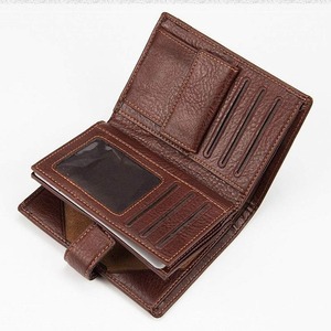 Monedero Retro Creativo 2026, Mini Bolsa de Cuero Genuino con Bloqueo RFID, Monedero Corto con Cierre Abierto para Damas - Product Image 3