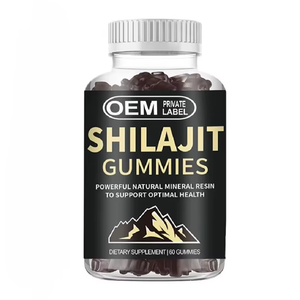 Gomitas de Shilajit Puro del Himalaya OEM/ODM 2026 para Hombres y Mujeres, Shilajit de Grado Oro, 60 Gomitas con Ashwagandha para Fuerza y Energía - Product Image 1