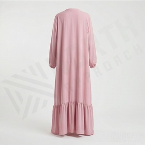 Abaya Moderna y Elegante Hecha a Mano en Poliéster para Mujeres Musulmanas, Ropa Islámica Modesta, Larga hasta el Suelo, Manga Larga, Tela Premium, Venta al Por Mayor - Product Image 2